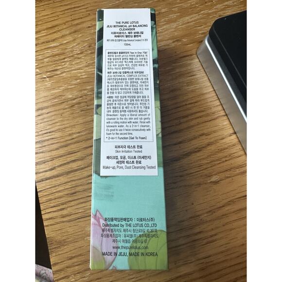 The Pure Lotus Jeju Botanical pH Balancing Cleanser 150ml Korean BeauExp 7/20/25 - Picture 4 of 5